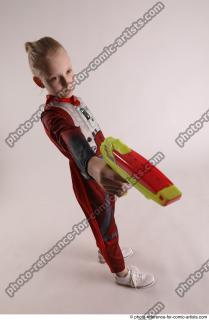 DENISA PILOT STANDING POSE WITH GUN 2